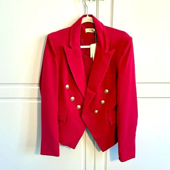 NWT Choosy brand blazer in magenta. Size 12 - Picture 4 of 9